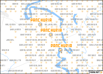 map of Pānchuria