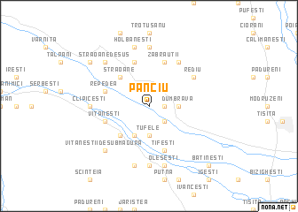 map of Panciu