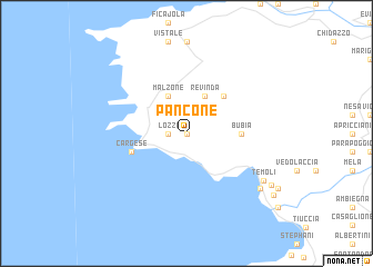 map of Pancone