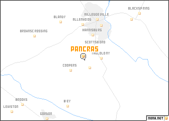 map of Pancras