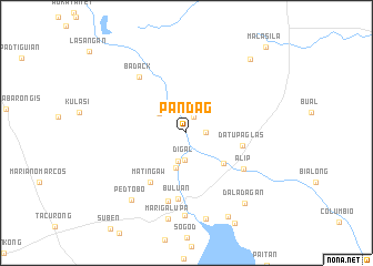 map of Pandag