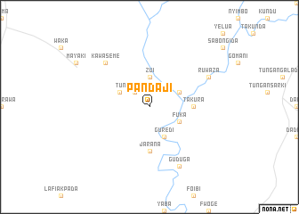 map of Pandaji