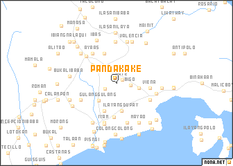 map of Pandakake