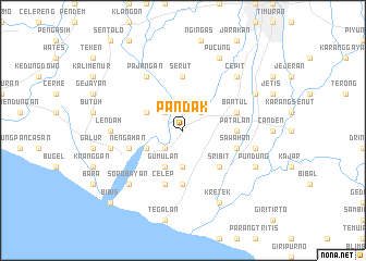 map of Pandak