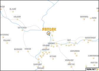 map of Pandak