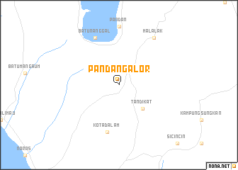 map of Pandangalor