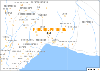map of Pandangpandang