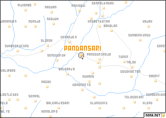 map of Pandansari