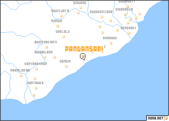 map of Pandansari