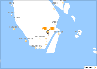 map of Pandan