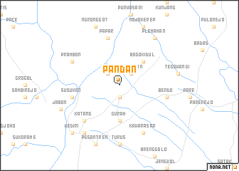 map of Pandan