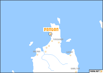 map of Pandan