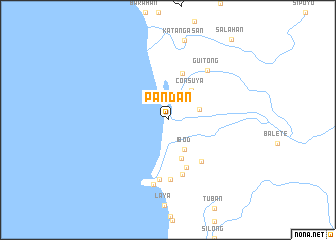 map of Pandan