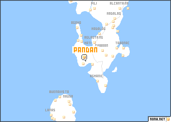 map of Pandan