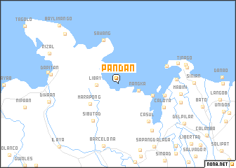 map of Pandan