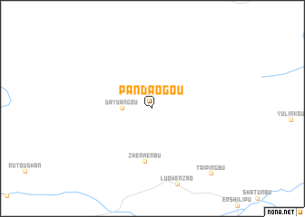 map of Pandaogou