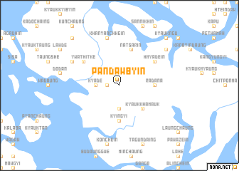 map of Pandawbyin