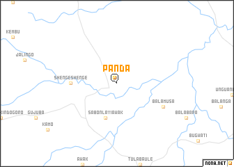 map of Panda