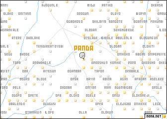 map of Panda