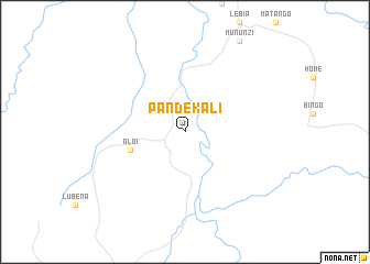 map of Pandekali