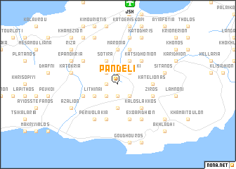 map of Pandéli