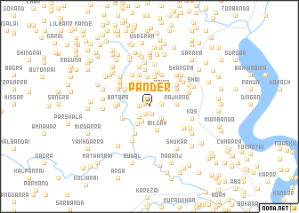 map of Pānder