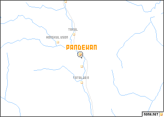 map of Pandewan