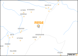 map of Pande