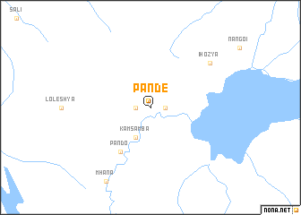 map of Pande