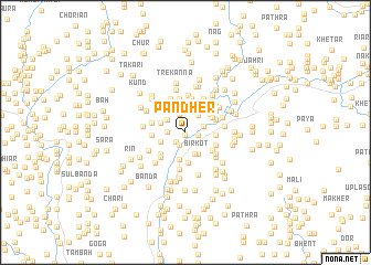 map of Pandher