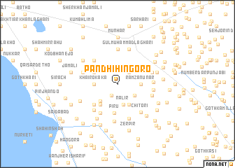 map of Pāndhi Hingoro