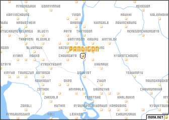 map of Pandigon