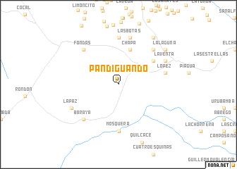 map of Pandiguando