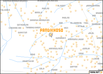 map of Pāndi Khoso