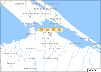 map of Pandimoddai