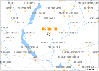 map of Pandino