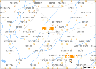 map of Pandin