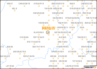 map of Pandin