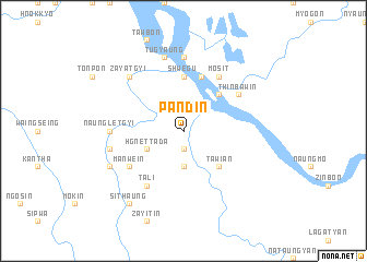 map of Pandin