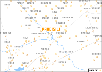 map of Pandisili