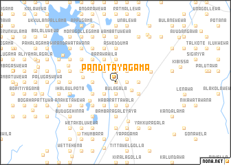 map of Panditayagama