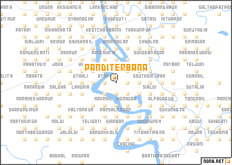 map of Panditerbāna