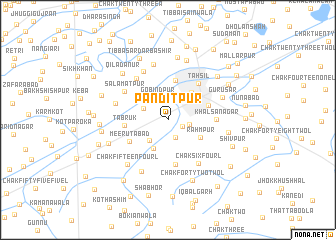 map of Panditpur