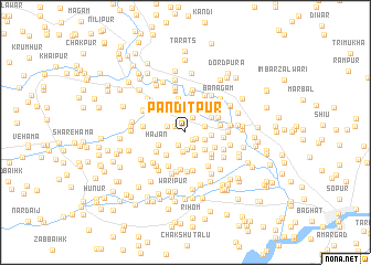 map of Panditpur