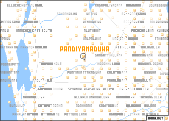 map of Pandiyamaduwa