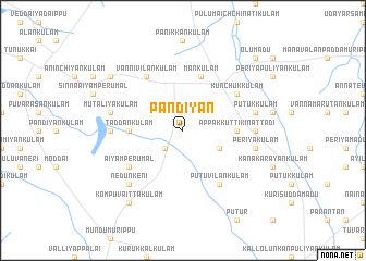 map of Pandiyan