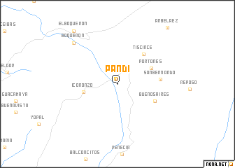 map of Pandi