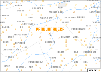 map of Pandjāna Dera