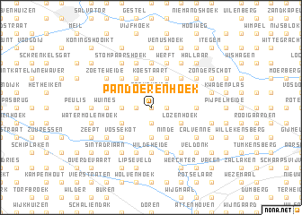 map of Pandoerenhoek