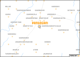 map of Pandogari